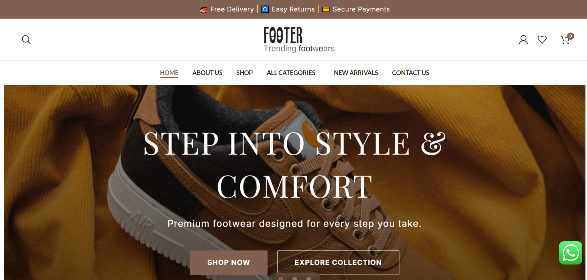 Footer Trending Footwear